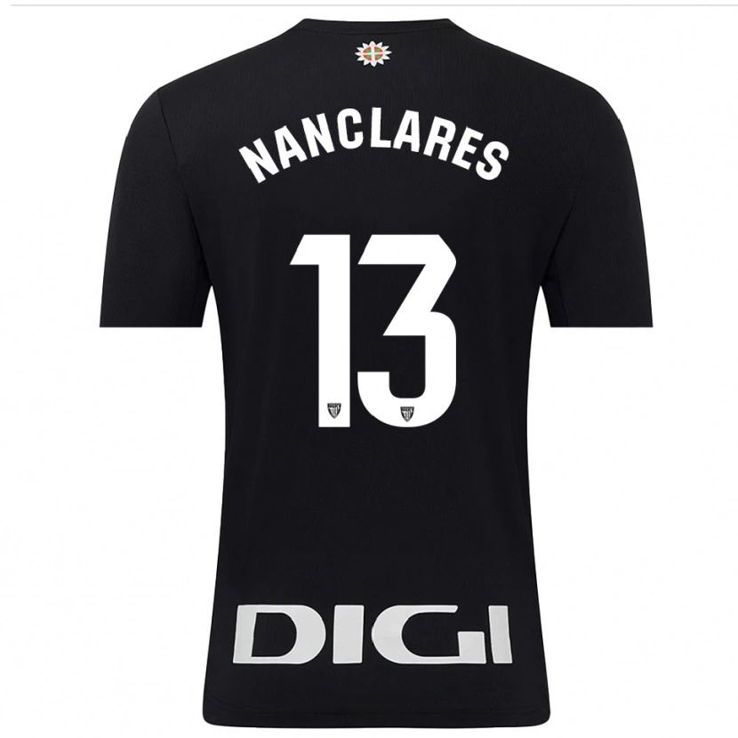 Danxen Herren Adriana Nanclares Romero #13 Trikot Schwarz Weiß Torwarttrikot 2025/26 Schweiz
