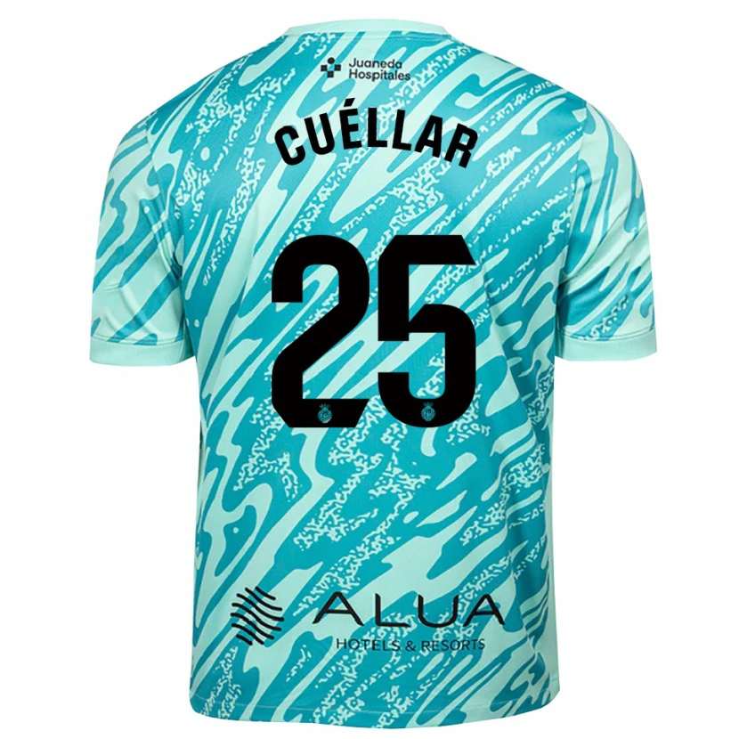 Danxen Herren Iván Cuéllar #25 Trikot Cyan Schwarz Torwarttrikot 2025/26 Schweiz