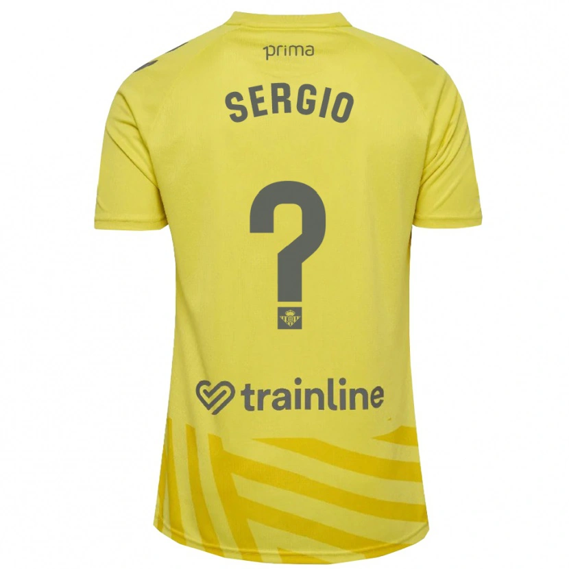 Danxen Herren Sergio Vázquez #0 Trikot Gelb Grau Torwarttrikot 2025/26 Schweiz