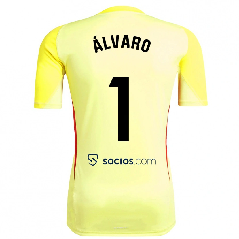 Danxen Herren Álvaro Fernández #1 Trikot Gelb Rot Schwarz Torwarttrikot 2025/26 Schweiz