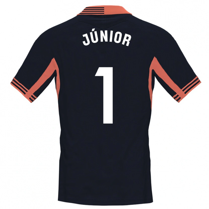 Danxen Herren Luiz Júnior #1 Trikot Schwarz Weiß Orange Torwarttrikot 2025/26 Schweiz