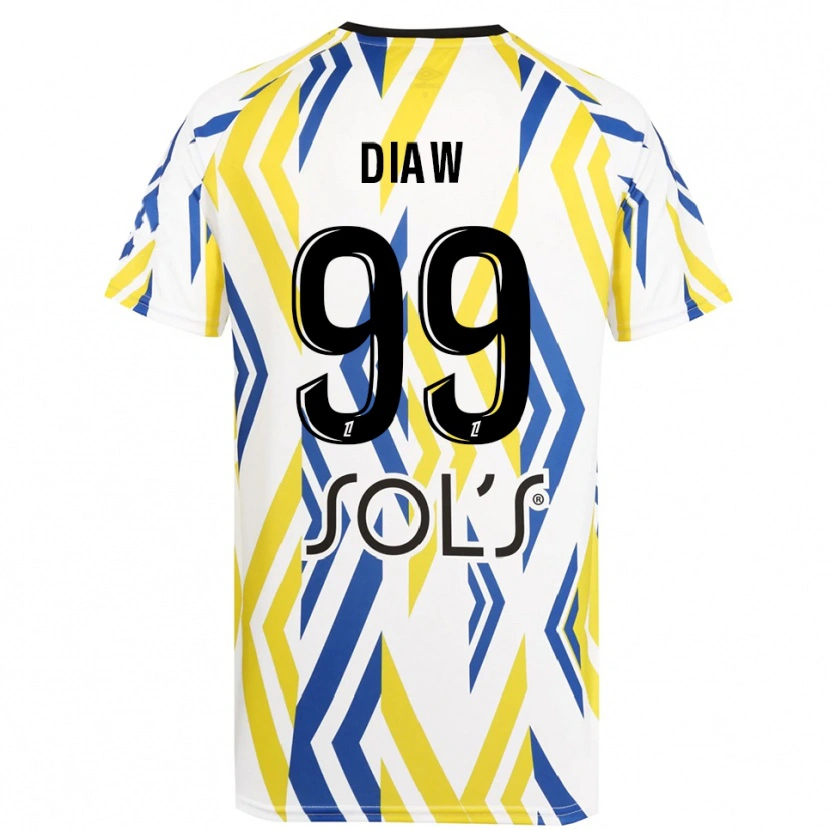 Danxen Herren Mory Diaw #99 Trikot Weiß Rot Blau Torwarttrikot 2025/26 Schweiz