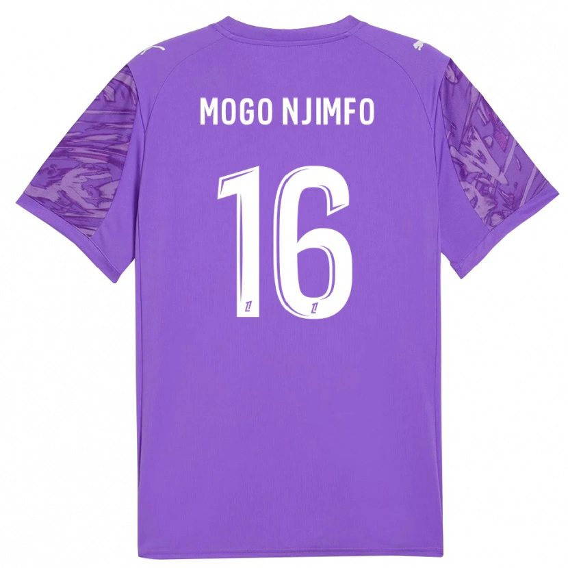 Danxen Herren Arthur Mogo Njimfo #16 Trikot Flieder Weiß Torwarttrikot 2025/26 Schweiz