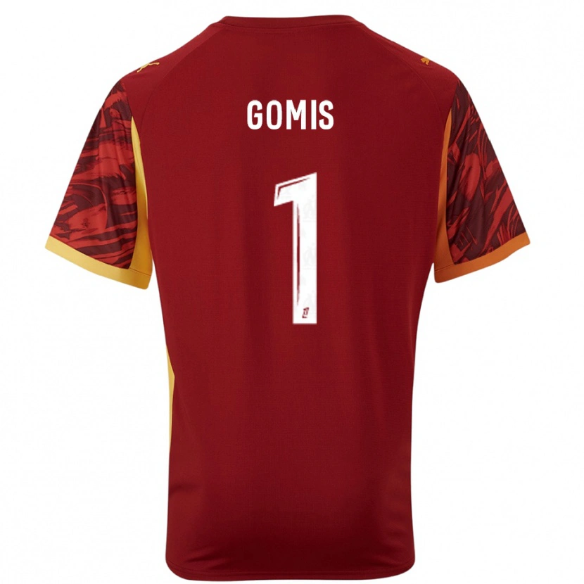 Danxen Herren Ibrahim Gomis #1 Trikot Burgunderrot Braun Torwarttrikot 2025/26 Schweiz
