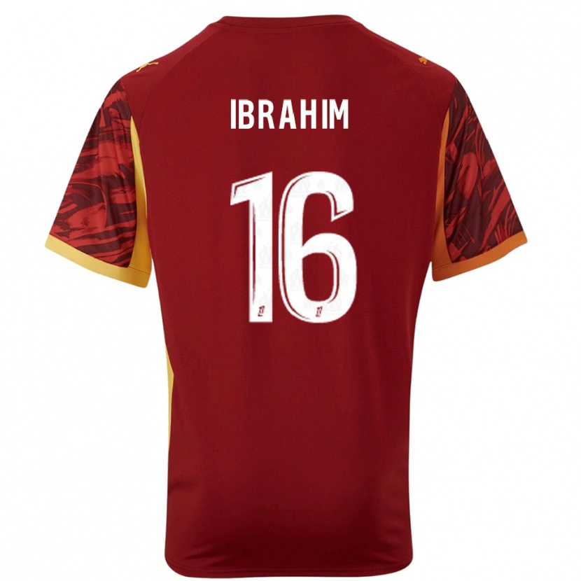Danxen Herren Ayman Ibrahim #16 Trikot Burgunderrot Braun Torwarttrikot 2025/26 Schweiz