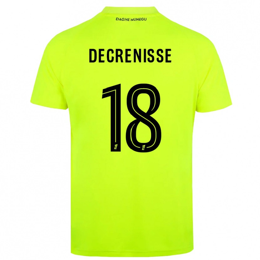 Danxen Herren Axel Decrenisse #18 Trikot Leuchtgrün Schwarz Torwarttrikot 2025/26 Schweiz