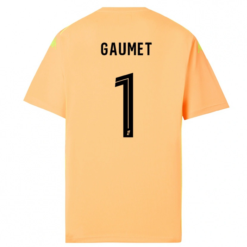 Danxen Herren Noa Gaumet #1 Trikot Hellorange Schwarz Torwarttrikot 2025/26 Schweiz