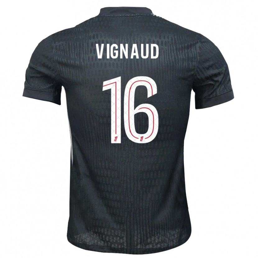 Danxen Herren Arthur Vignaud #16 Trikot Dunkelgrau Schwarz Torwarttrikot 2025/26 Schweiz