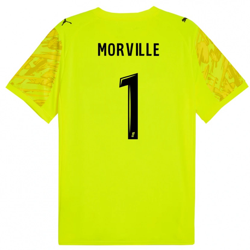 Danxen Herren Matisse Morville #1 Trikot Leuchtgrün Gelb Torwarttrikot 2025/26 Schweiz