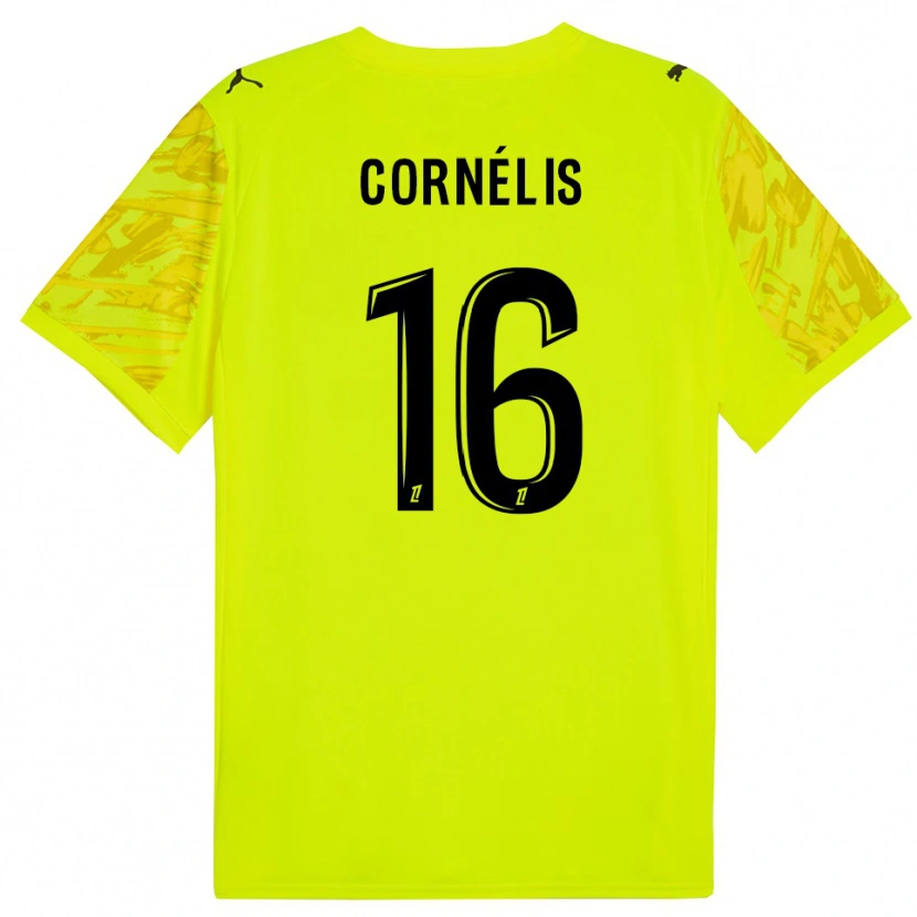 Danxen Herren Aristide Cornélis #16 Trikot Leuchtgrün Gelb Torwarttrikot 2025/26 Schweiz