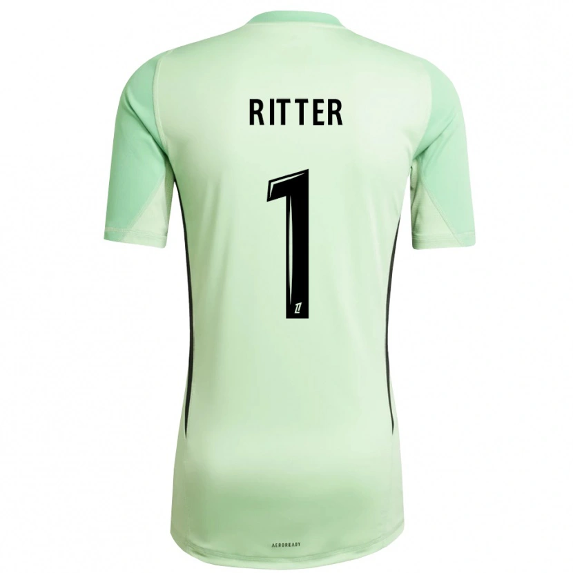 Danxen Herren Maxime Ritter #1 Trikot Hellgrün Schwarz Torwarttrikot 2025/26 Schweiz