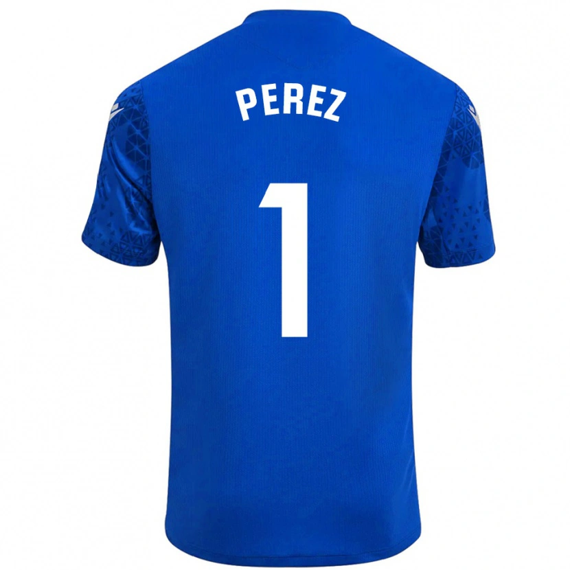 Danxen Herren Fer Pérez #1 Trikot Blau Weiß Torwarttrikot 2025/26 Schweiz