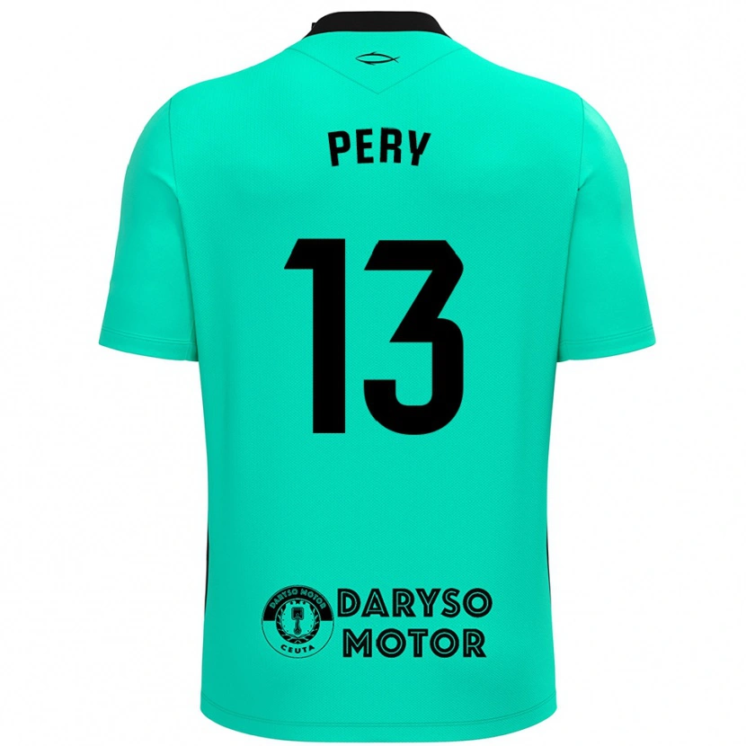 Danxen Herren Pery #13 Trikot Türkis Schwarz Torwarttrikot 2025/26 Schweiz