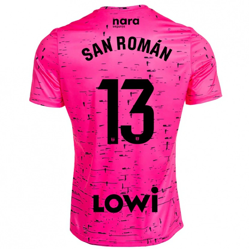 Danxen Herren Miguel San Román #13 Trikot Tiefpink Schwarz Torwarttrikot 2025/26 Schweiz