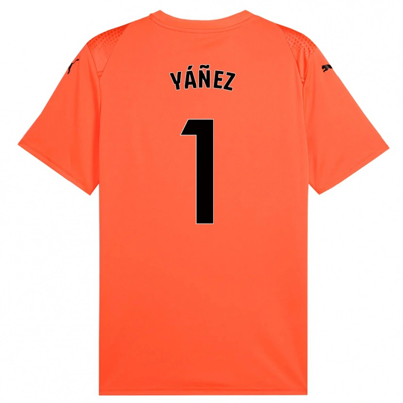 Danxen Herren Rubén Yáñez #1 Trikot Orange Schwarz Rot Torwarttrikot 2025/26 Schweiz