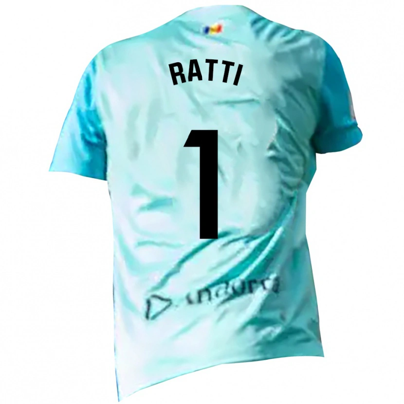 Danxen Herren Nico Ratti #1 Trikot Cyan Schwarz Torwarttrikot 2025/26 Schweiz