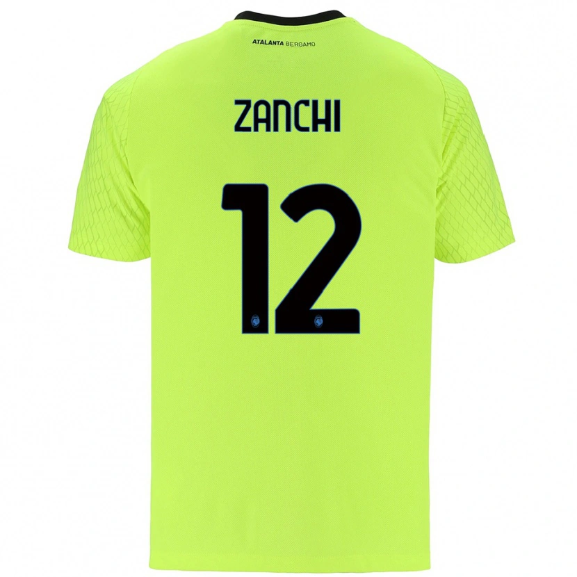Danxen Herren Edoardo Zanchi #12 Trikot Gelb Grün Rot Torwarttrikot 2025/26 Schweiz