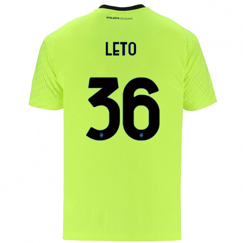 Danxen Herren Manuel Leto #36 Trikot Gelb Grün Rot Torwarttrikot 2025/26 Schweiz