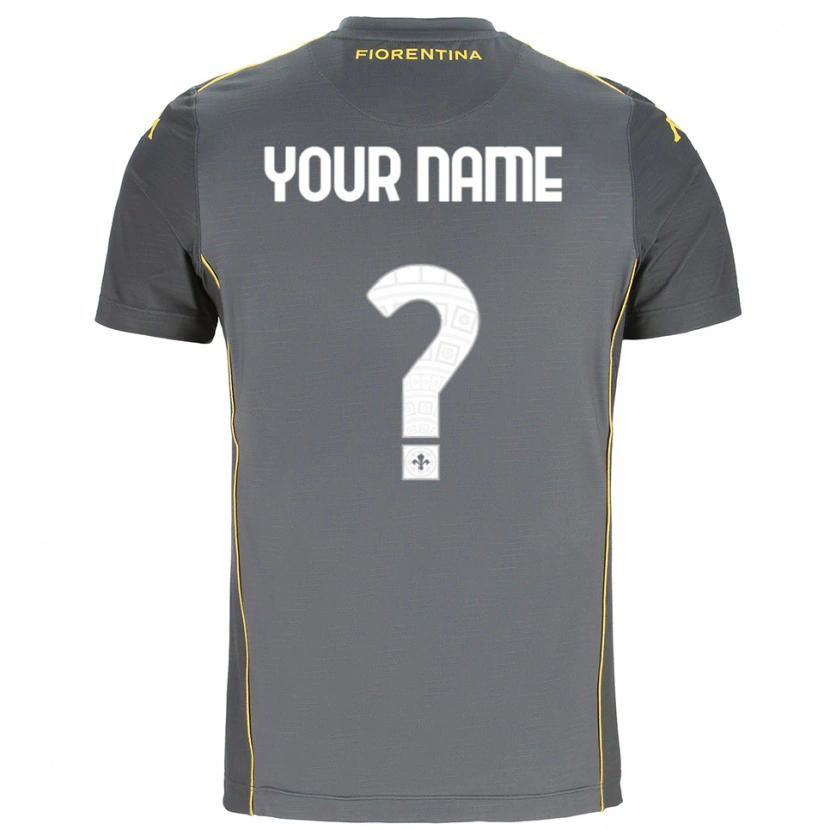 Danxen Herren ACF Fiorentina Trikot Dunkelgrau Gelb Torwarttrikot 2025/26 Schweiz