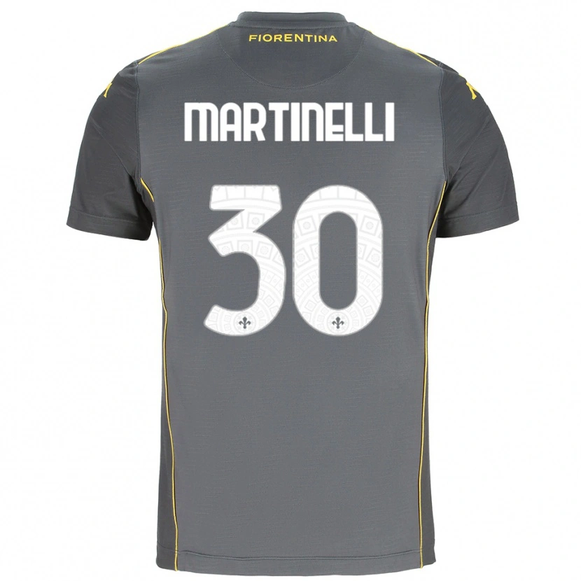 Danxen Herren Tommaso Martinelli #30 Trikot Dunkelgrau Gelb Torwarttrikot 2025/26 Schweiz