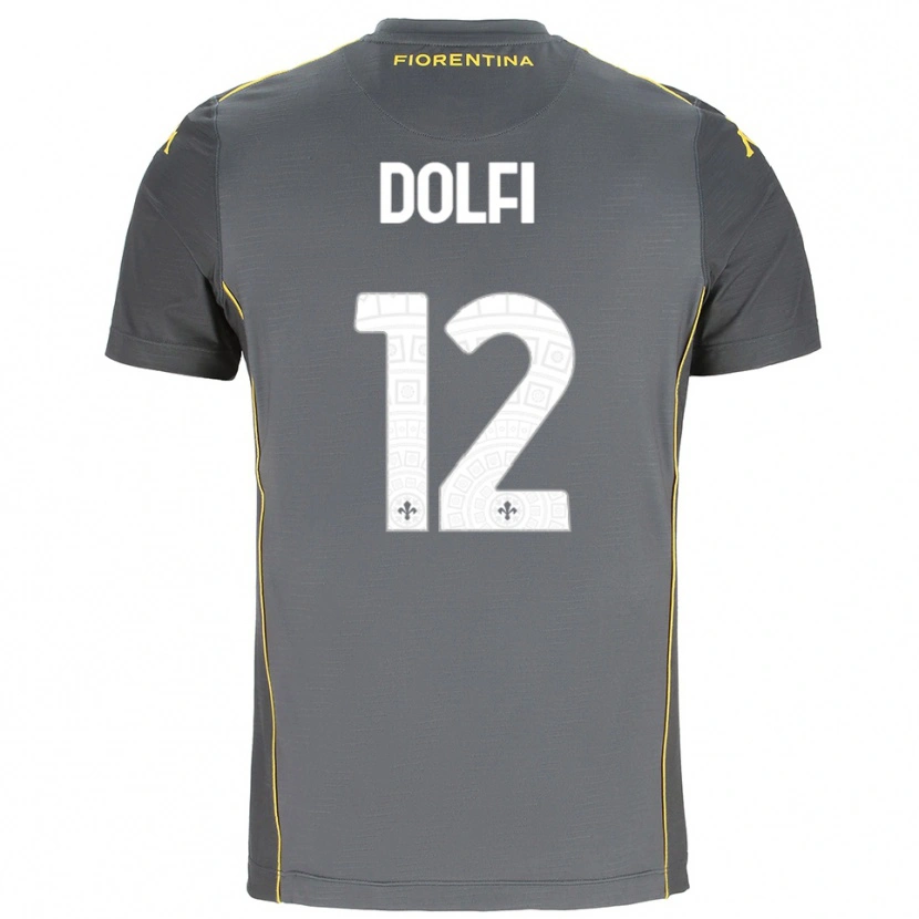 Danxen Herren Brando Dolfi #12 Trikot Dunkelgrau Gelb Torwarttrikot 2025/26 Schweiz