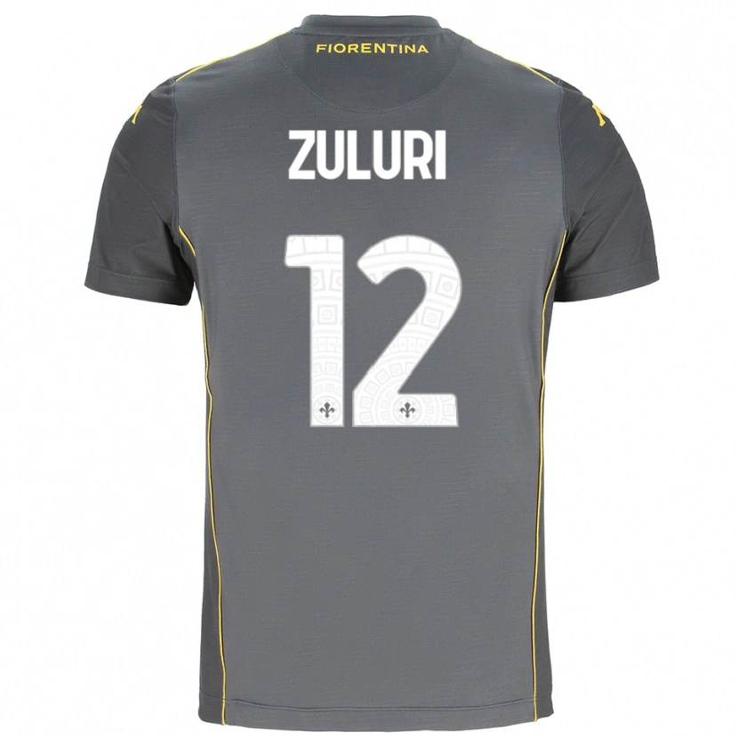 Danxen Herren Athena Zuluri #12 Trikot Dunkelgrau Gelb Torwarttrikot 2025/26 Schweiz