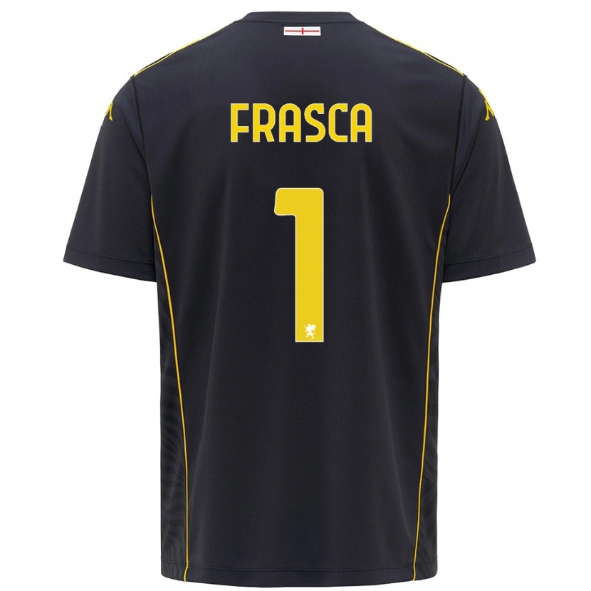 Danxen Herren Andrea Frasca #1 Trikot Schwarz Gelb Torwarttrikot 2025/26 Schweiz