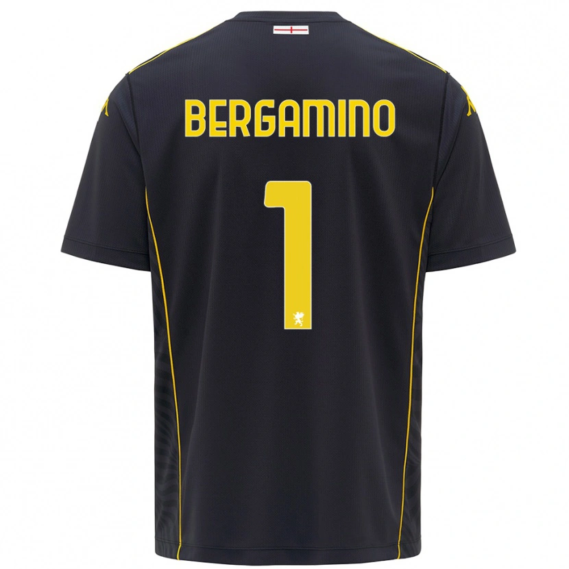 Danxen Herren Giovanni Bergamino #1 Trikot Schwarz Gelb Torwarttrikot 2025/26 Schweiz
