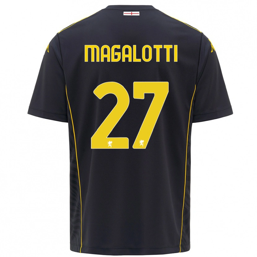 Danxen Herren Gabriele Magalotti #27 Trikot Schwarz Gelb Torwarttrikot 2025/26 Schweiz