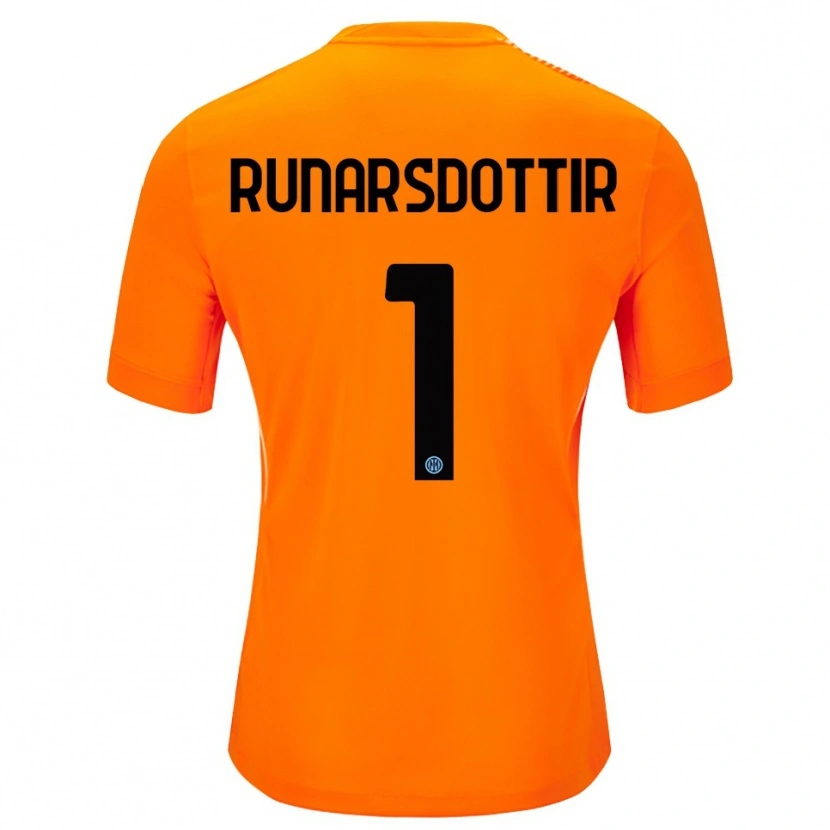 Danxen Herren Cecilía Rán Rúnarsdóttir #1 Trikot Hellorange Schwarz Torwarttrikot 2025/26 Schweiz