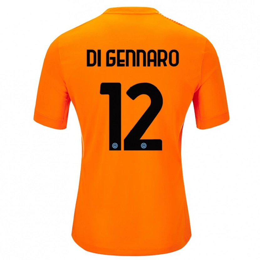 Danxen Herren Raffaele Di Gennaro #12 Trikot Hellorange Schwarz Torwarttrikot 2025/26 Schweiz