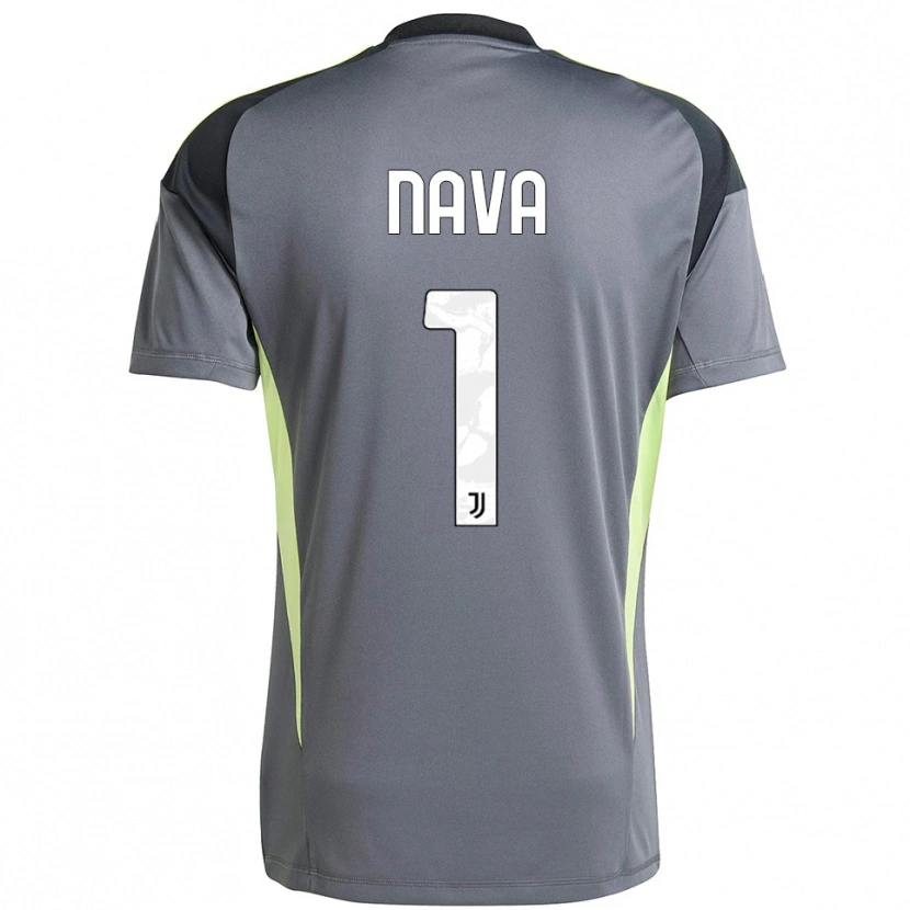 Danxen Herren Sebastiano Nava #1 Trikot Dunkelgrau Weiß Torwarttrikot 2025/26 Schweiz