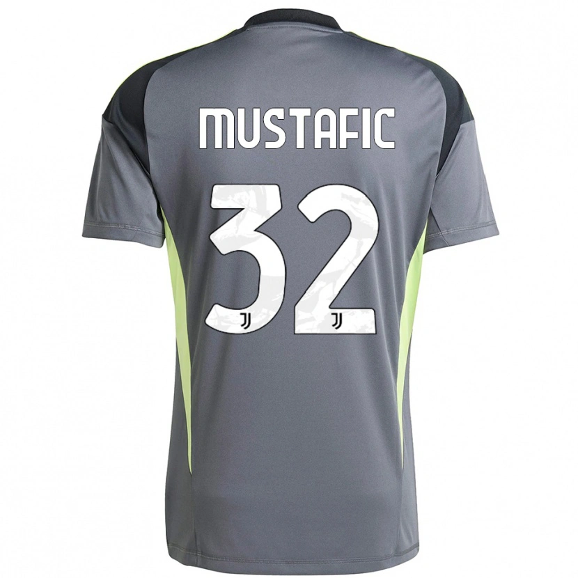 Danxen Herren Emma Mustafic #32 Trikot Dunkelgrau Weiß Torwarttrikot 2025/26 Schweiz