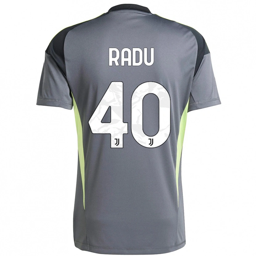 Danxen Herren Riccardo Radu #40 Trikot Dunkelgrau Weiß Torwarttrikot 2025/26 Schweiz