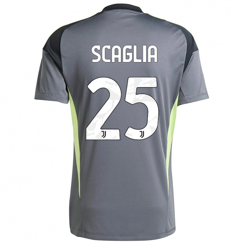 Danxen Herren Simone Scaglia #25 Trikot Dunkelgrau Weiß Torwarttrikot 2025/26 Schweiz