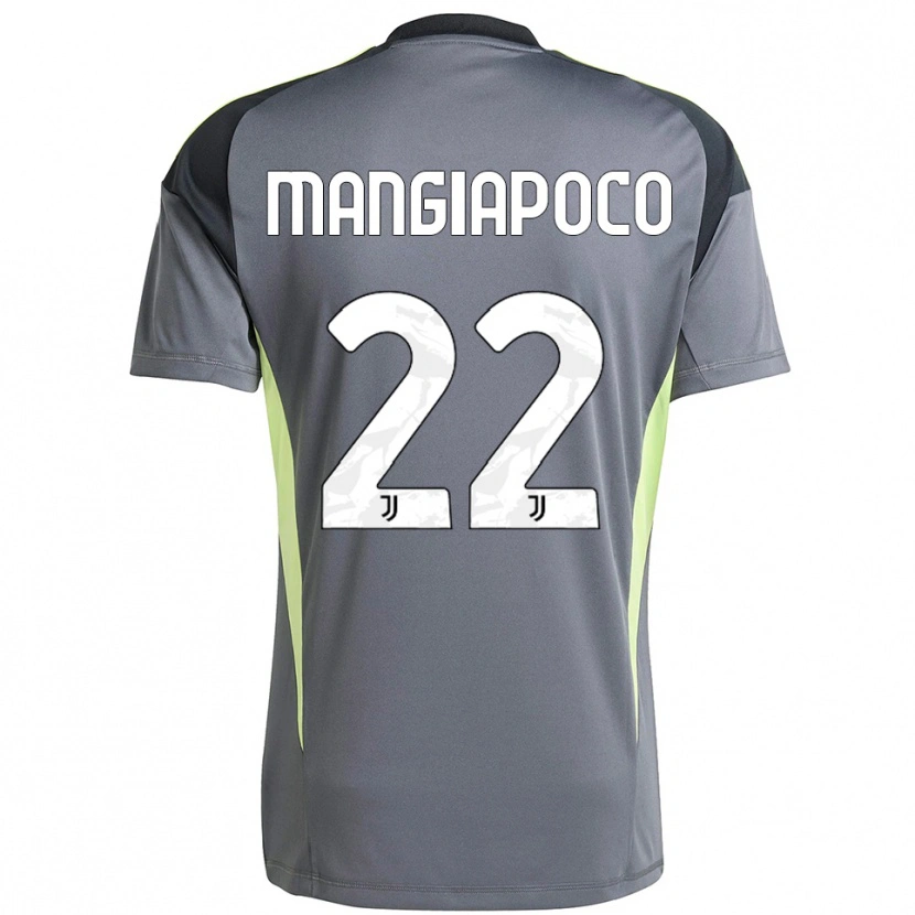 Danxen Herren Stefano Mangiapoco #22 Trikot Dunkelgrau Weiß Torwarttrikot 2025/26 Schweiz