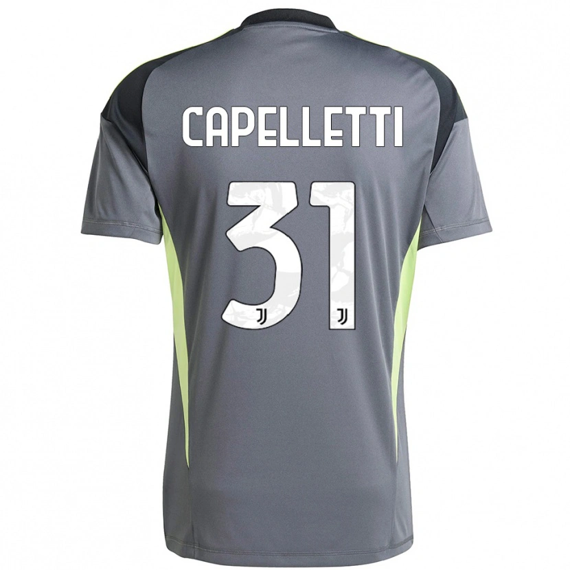 Danxen Herren Alessia Capelletti #31 Trikot Dunkelgrau Weiß Torwarttrikot 2025/26 Schweiz