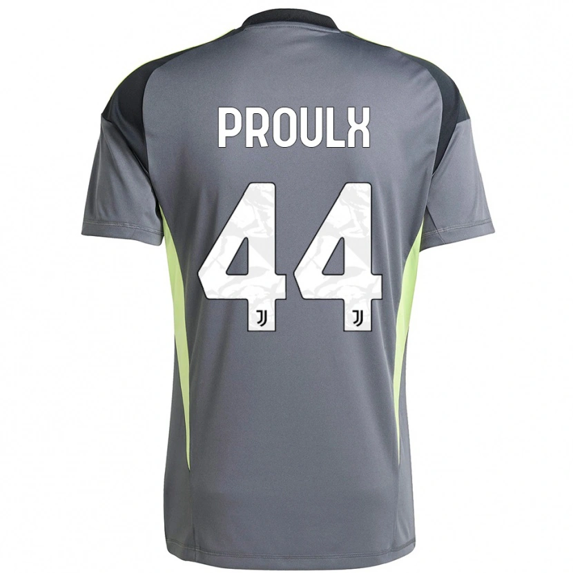 Danxen Herren Lysianne Proulx #44 Trikot Dunkelgrau Weiß Torwarttrikot 2025/26 Schweiz