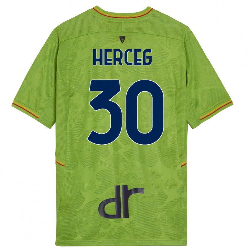 Danxen Herren Lovro Herceg #30 Trikot Waldgrün Schwarz Torwarttrikot 2025/26 Schweiz