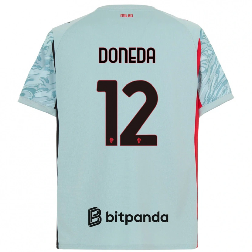 Danxen Herren Paolo Doneda #12 Trikot Hellblau Rot Torwarttrikot 2025/26 Schweiz