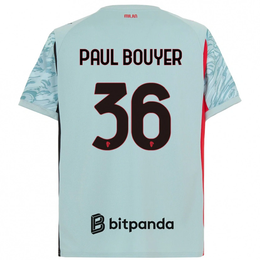 Danxen Herren Léo Paul Bouyer #36 Trikot Hellblau Rot Torwarttrikot 2025/26 Schweiz
