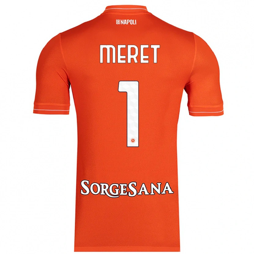 Danxen Herren Alex Meret #1 Trikot Orange Rot Weiß Torwarttrikot 2025/26 Schweiz