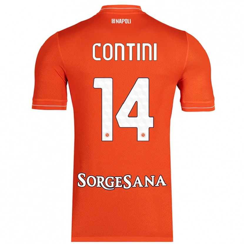 Danxen Herren Nikita Contini #14 Trikot Orange Rot Weiß Torwarttrikot 2025/26 Schweiz