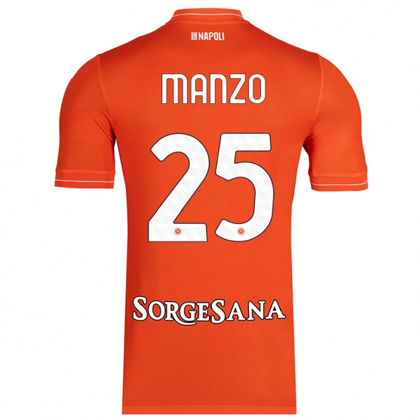 Danxen Herren Alessia Manzo #25 Trikot Orange Rot Weiß Torwarttrikot 2025/26 Schweiz