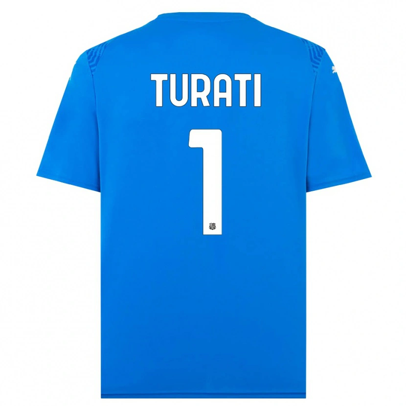 Danxen Herren Stefano Turati #1 Trikot Blau Weiß Torwarttrikot 2025/26 Schweiz