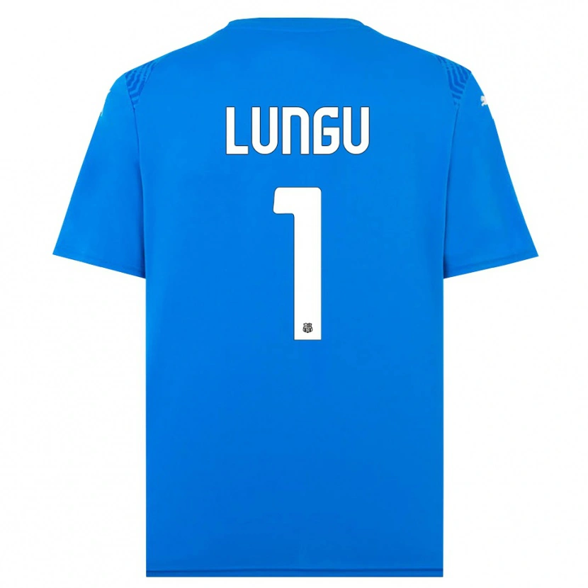 Danxen Herren Luca Lungu #1 Trikot Blau Weiß Torwarttrikot 2025/26 Schweiz