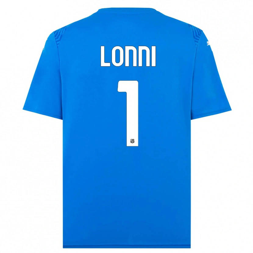 Danxen Herren Lia Lonni #1 Trikot Blau Weiß Torwarttrikot 2025/26 Schweiz
