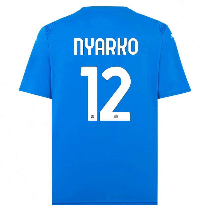 Danxen Herren Lorenzo Nyarko #12 Trikot Blau Weiß Torwarttrikot 2025/26 Schweiz