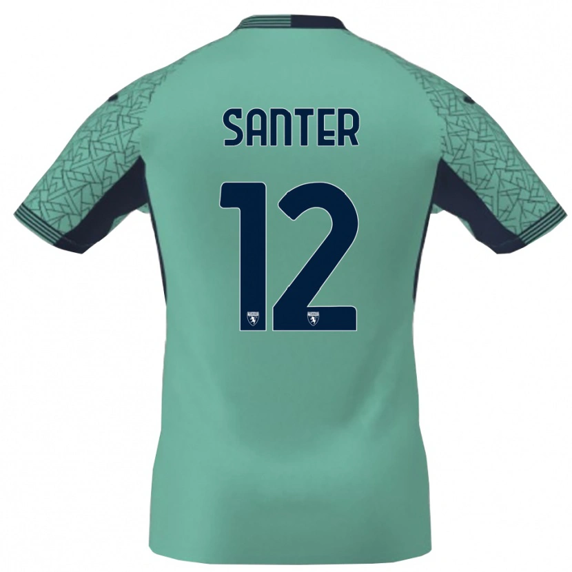 Danxen Herren Leonardo Santer #12 Trikot Lagunenblau Torwarttrikot 2025/26 Schweiz