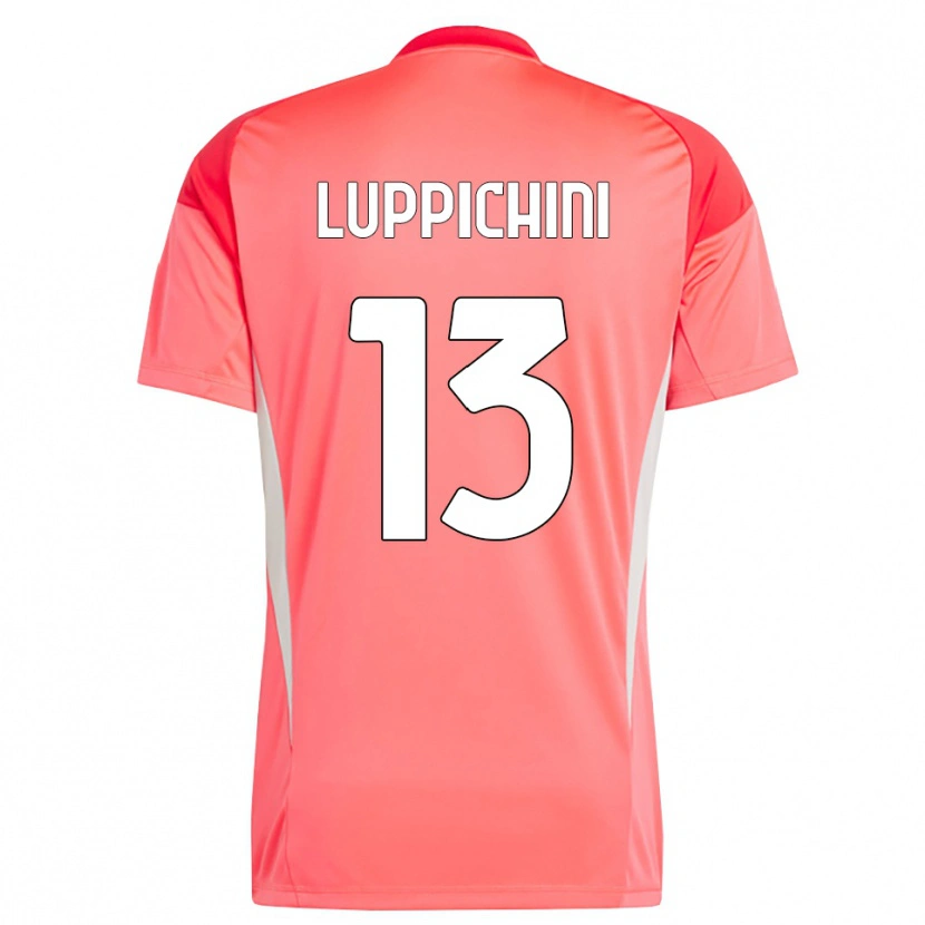 Danxen Herren Matteo Luppichini #13 Trikot Rot Weiß Torwarttrikot 2025/26 Schweiz
